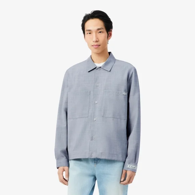Sovracamicia oversize in misto lana The Blend Sovracamicia oversize in misto lana The Blend