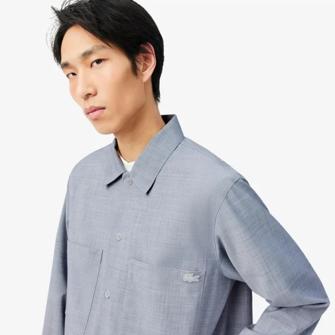 Sovracamicia oversize in misto lana The Blend Sovracamicia oversize in misto lana The Blend