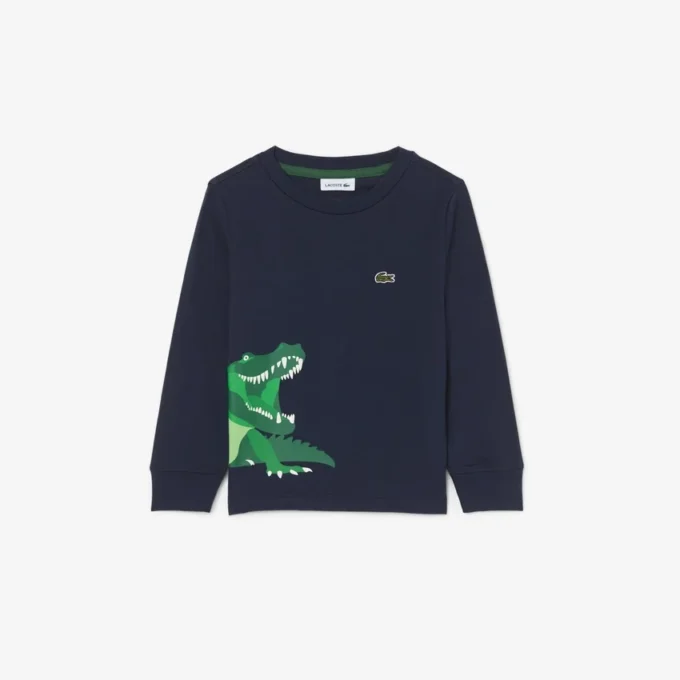T-shirt a maniche lunghe in cotone da bambino T-shirt a maniche lunghe in cotone da bambino
