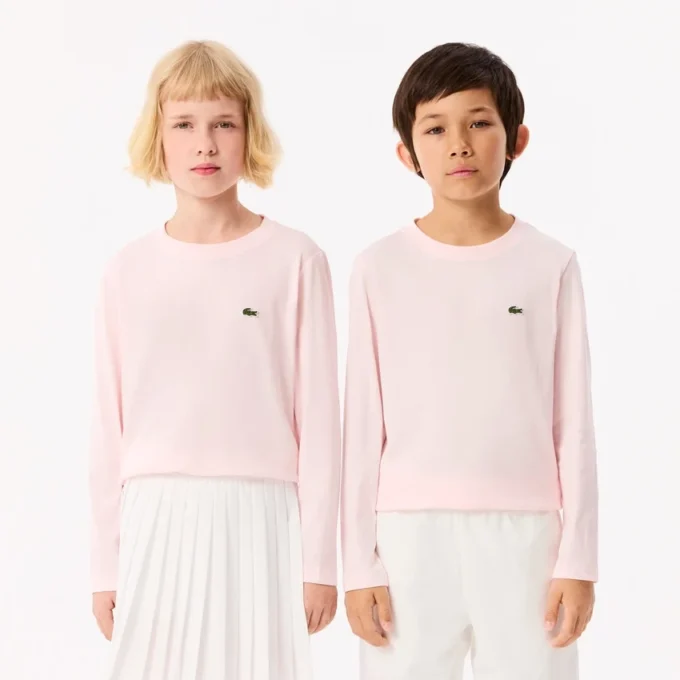 T-shirt a maniche lunghe in cotone per bambini T-shirt a maniche lunghe in cotone per bambini