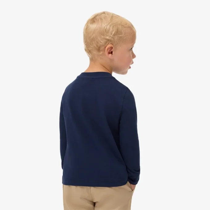 T-shirt a maniche lunghe in cotone per bambini T-shirt a maniche lunghe in cotone per bambini