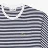 T-shirt a righe in cotone pesante da uomo T-shirt a righe in cotone pesante da uomo
