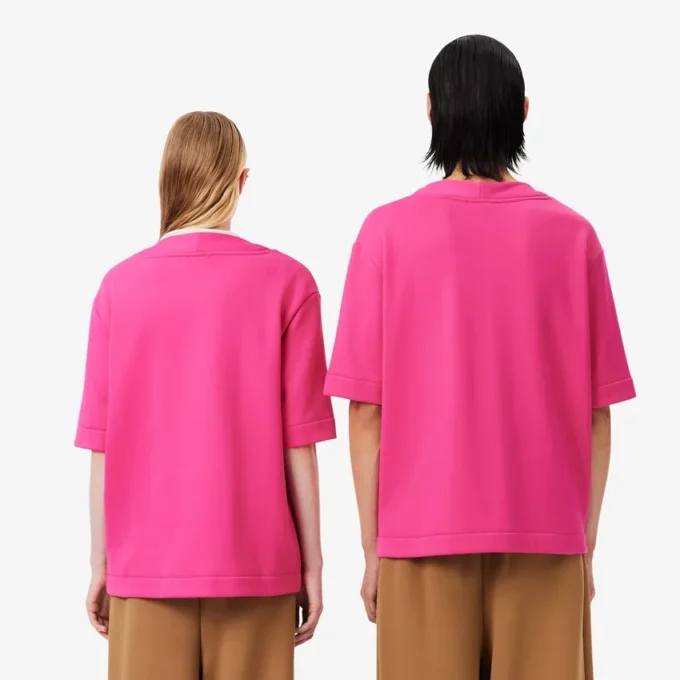 T-shirt con stampa grafica in raso Runway