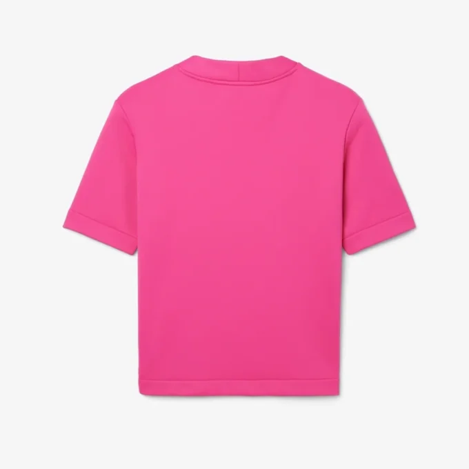 T-shirt con stampa grafica in raso Runway