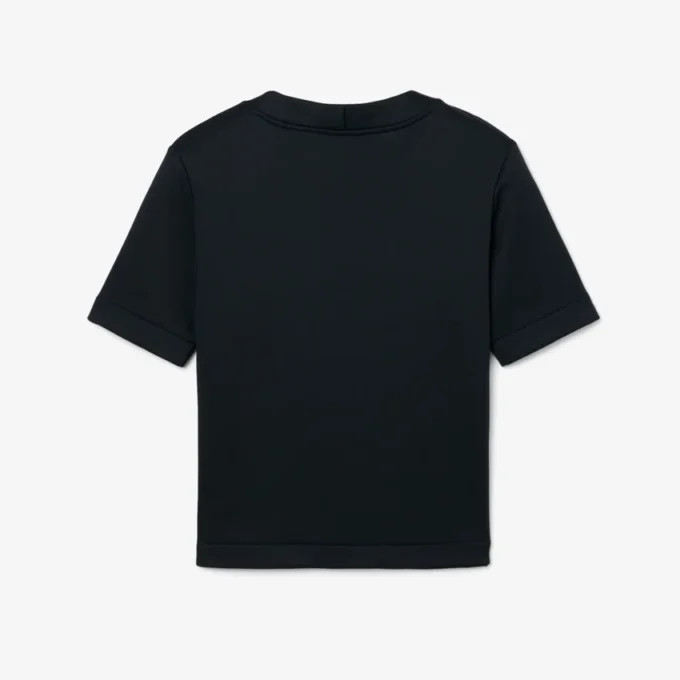 T-shirt con stampa grafica in raso Runway