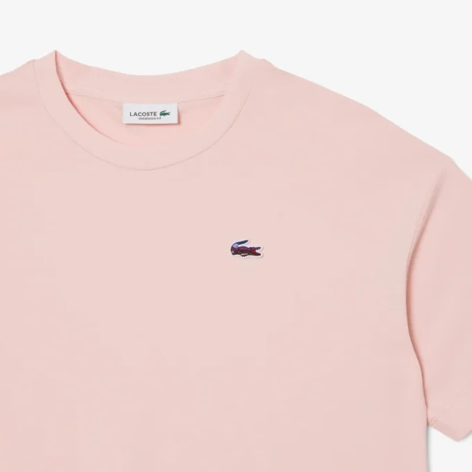 T-shirt da donna con coccodrillo e stampa paesaggistica, vestibilità comoda T-shirt da donna con coccodrillo e stampa paesaggistica, vestibilità comoda