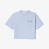 T-shirt da donna in cotone con logo, vestibilità comoda T-shirt da donna in cotone con logo, vestibilità comoda