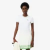 T-shirt da donna in jersey con bordi a contrasto T-shirt da donna in jersey con bordi a contrasto