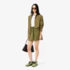 T-shirt da donna in jersey con bordi a contrasto T-shirt da donna in jersey con bordi a contrasto