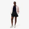T-shirt da donna in jersey con bordi a contrasto