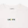T-shirt da donna oversize in cotone con stampa pallina