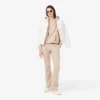 T-shirt da donna slim fit con monogramma T-shirt da donna slim fit con monogramma