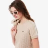 T-shirt da donna slim fit con monogramma T-shirt da donna slim fit con monogramma