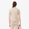 T-shirt da donna slim fit con monogramma T-shirt da donna slim fit con monogramma