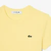 T-shirt da donna slim fit in cotone a costine T-shirt da donna slim fit in cotone a costine