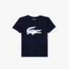 T-shirt da tennis oversize in cotone tecnico per bambini T-shirt da tennis oversize in cotone tecnico per bambini