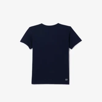 T-shirt da tennis oversize in cotone tecnico per bambini T-shirt da tennis oversize in cotone tecnico per bambini
