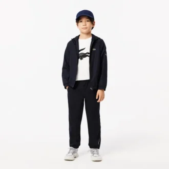 T-shirt da tennis oversize in cotone tecnico per bambini