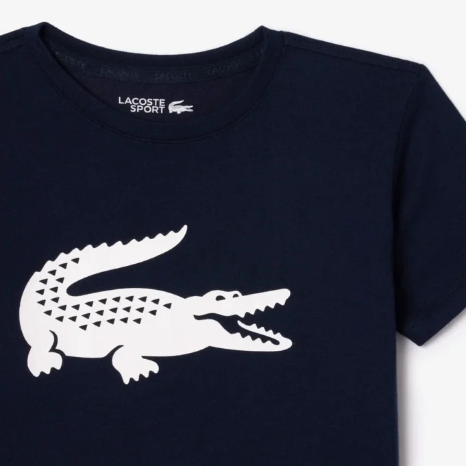 T-shirt da tennis oversize in cotone tecnico per bambini T-shirt da tennis oversize in cotone tecnico per bambini
