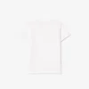 T-shirt da tennis oversize in cotone tecnico per bambini T-shirt da tennis oversize in cotone tecnico per bambini