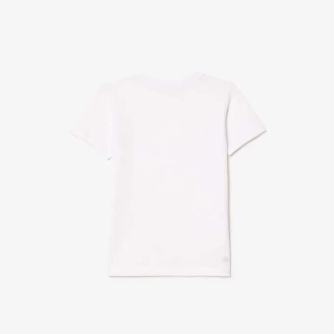 T-shirt da tennis oversize in cotone tecnico per bambini T-shirt da tennis oversize in cotone tecnico per bambini