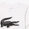 T-shirt da tennis oversize in cotone tecnico per bambini T-shirt da tennis oversize in cotone tecnico per bambini