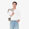 T-shirt da uomo a maniche lunghe in cotone Pima T-shirt da uomo a maniche lunghe in cotone Pima