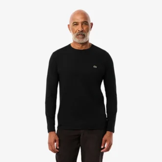 T-shirt da uomo a maniche lunghe in cotone Pima