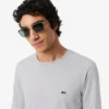 T-shirt da uomo a maniche lunghe in cotone Pima T-shirt da uomo a maniche lunghe in cotone Pima
