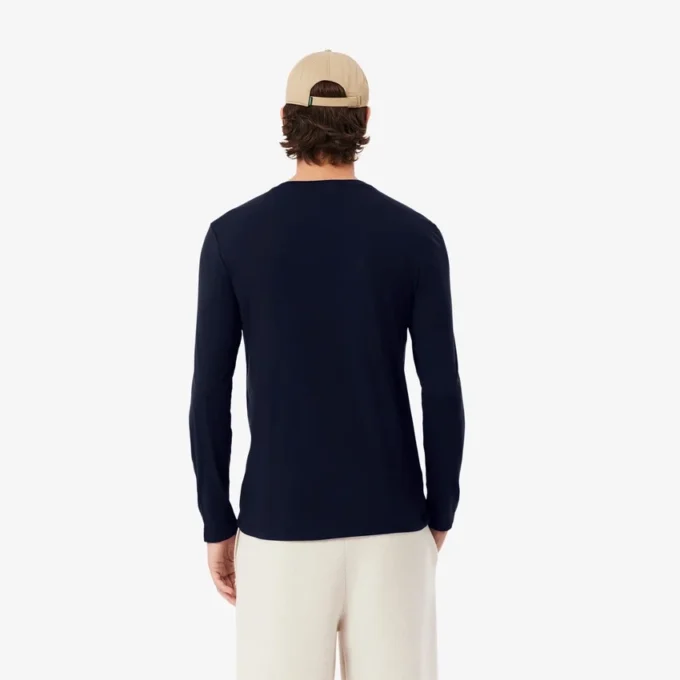 T-shirt da uomo a maniche lunghe in cotone Pima T-shirt da uomo a maniche lunghe in cotone Pima