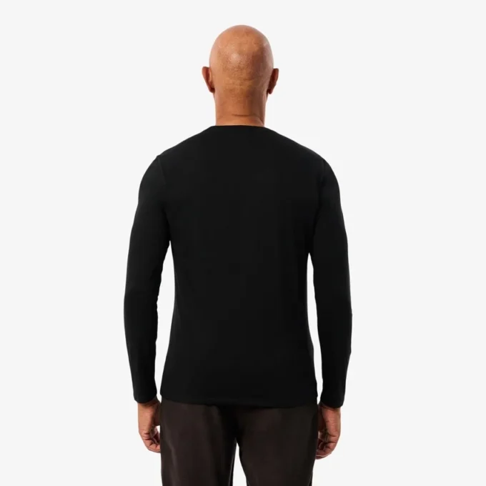 T-shirt da uomo a maniche lunghe in cotone Pima T-shirt da uomo a maniche lunghe in cotone Pima
