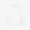 T-shirt da uomo a maniche lunghe in cotone Pima T-shirt da uomo a maniche lunghe in cotone Pima