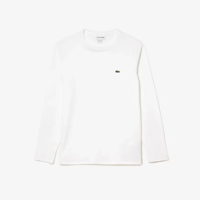 T-shirt da uomo a maniche lunghe in cotone Pima T-shirt da uomo a maniche lunghe in cotone Pima