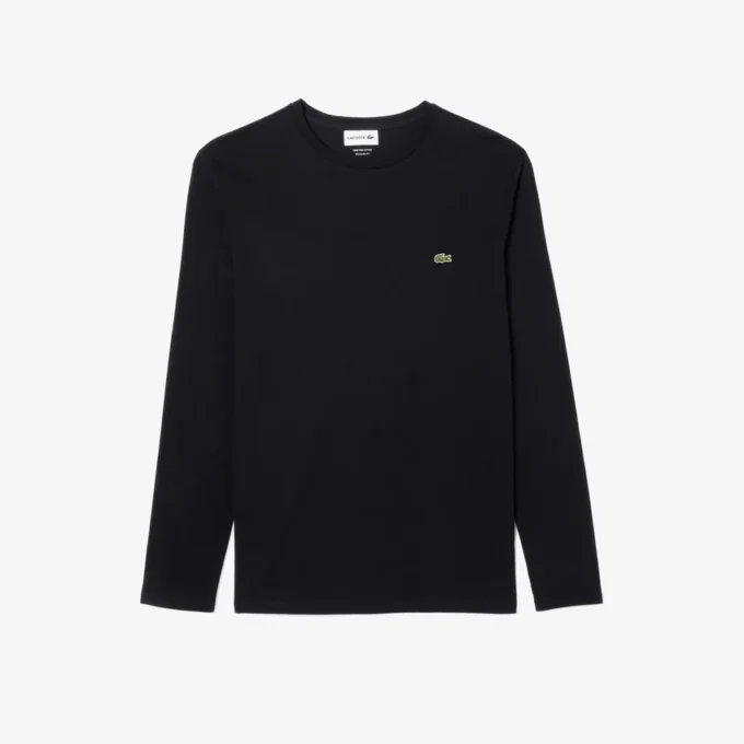 T-shirt da uomo a maniche lunghe in cotone Pima T-shirt da uomo a maniche lunghe in cotone Pima