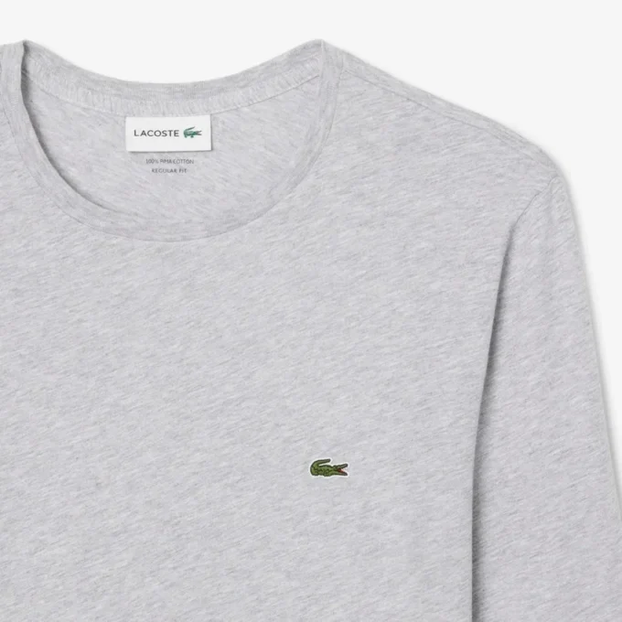 T-shirt da uomo a maniche lunghe in cotone Pima T-shirt da uomo a maniche lunghe in cotone Pima