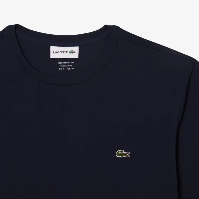 T-shirt da uomo a maniche lunghe in cotone Pima T-shirt da uomo a maniche lunghe in cotone Pima
