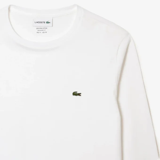T-shirt da uomo a maniche lunghe in cotone Pima T-shirt da uomo a maniche lunghe in cotone Pima