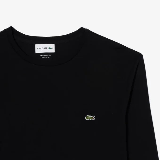 T-shirt da uomo a maniche lunghe in cotone Pima T-shirt da uomo a maniche lunghe in cotone Pima