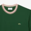 T-shirt da uomo con collo a righe Made in France T-shirt da uomo con collo a righe Made in France