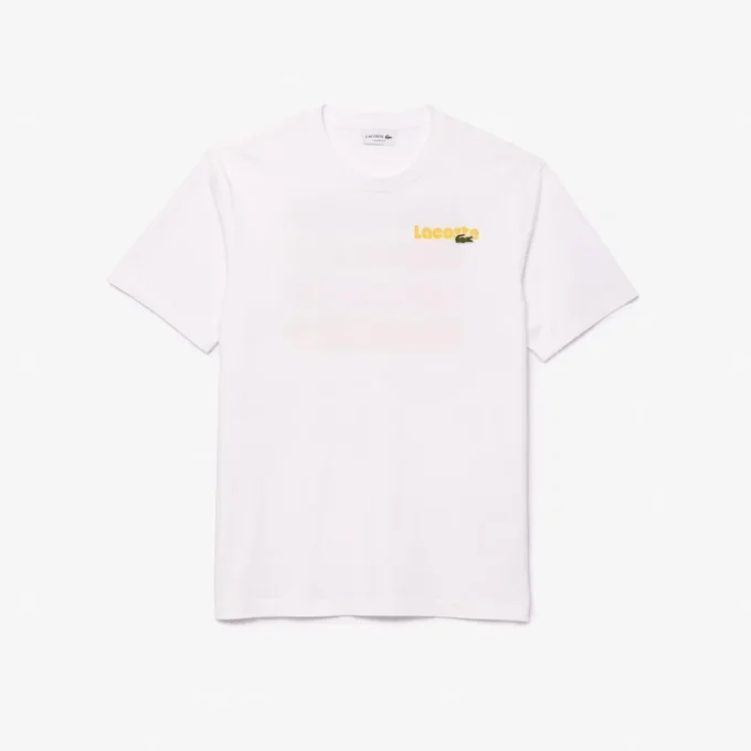T-shirt da uomo con stampa Ombra effetto lavato T-shirt da uomo con stampa Ombra effetto lavato