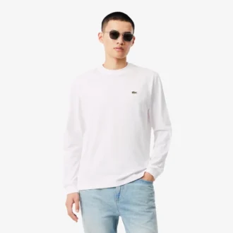 T-shirt da uomo in cotone a maniche lunghe
