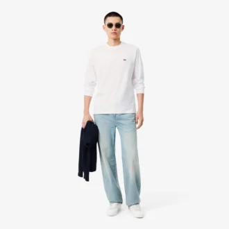 T-shirt da uomo in cotone a maniche lunghe