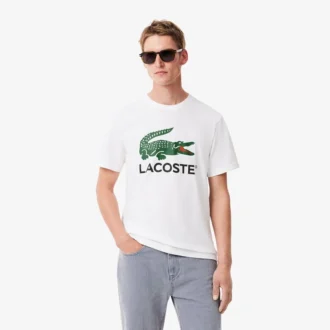 T-shirt da uomo in cotone con stampa iconica