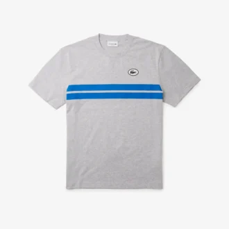 T-shirt da uomo in cotone con stampa sul retro