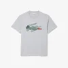 T-shirt da uomo in cotone pesante con grafica coccodrillo T-shirt da uomo in cotone pesante con grafica coccodrillo