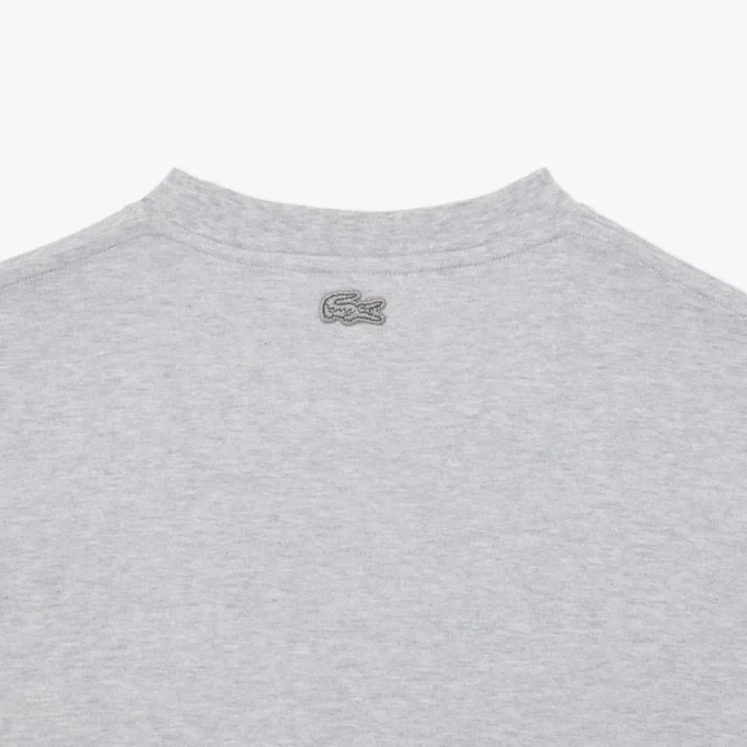 T-shirt da uomo in cotone pesante con grafica coccodrillo T-shirt da uomo in cotone pesante con grafica coccodrillo