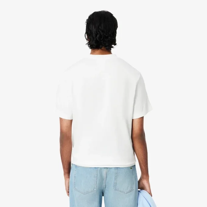 T-shirt da uomo in cotone pesante con stampa T-shirt da uomo in cotone pesante con stampa