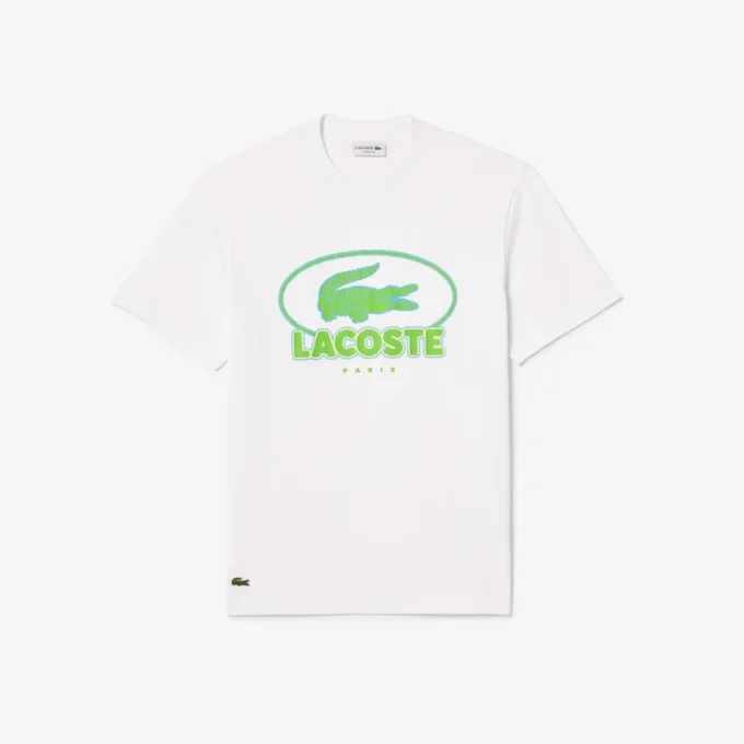 T-shirt da uomo in cotone pesante con stampa T-shirt da uomo in cotone pesante con stampa