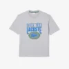 T-shirt da uomo in cotone pesante stampata, vestibilità ampia T-shirt da uomo in cotone pesante stampata, vestibilità ampia