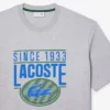 T-shirt da uomo in cotone pesante stampata, vestibilità ampia T-shirt da uomo in cotone pesante stampata, vestibilità ampia
